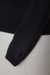 Cashmere Off Shoulder Knit Top | Stone