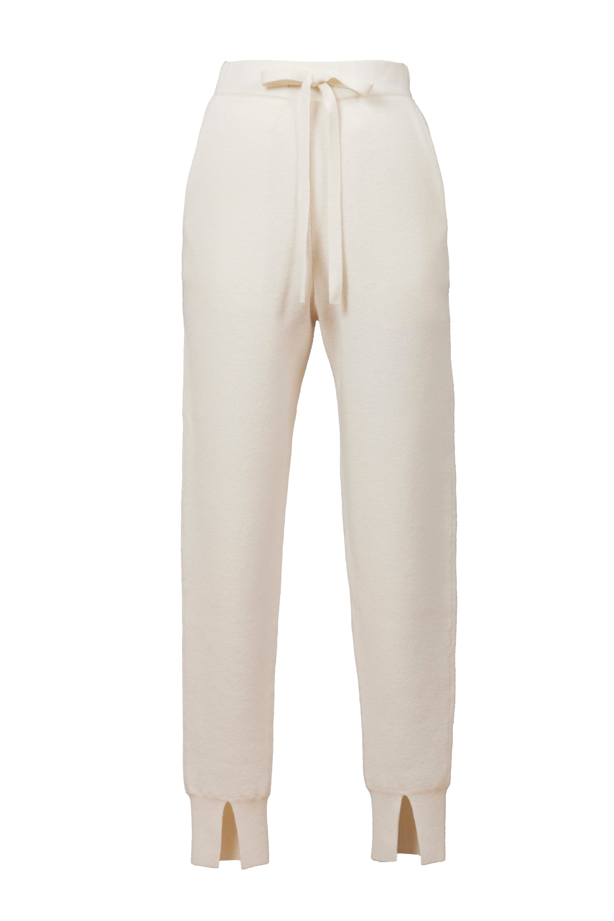 Wool Cashmere Knit Slit Jogger Pants | Citrine – MYLAN ONLINE SHOP