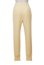Load image into Gallery viewer, Wool Cashmere Knit Slit Jogger Pants | Citrine
