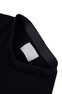Wool Cashmere Knit Flare Mini Skirt | Charcoal Grey