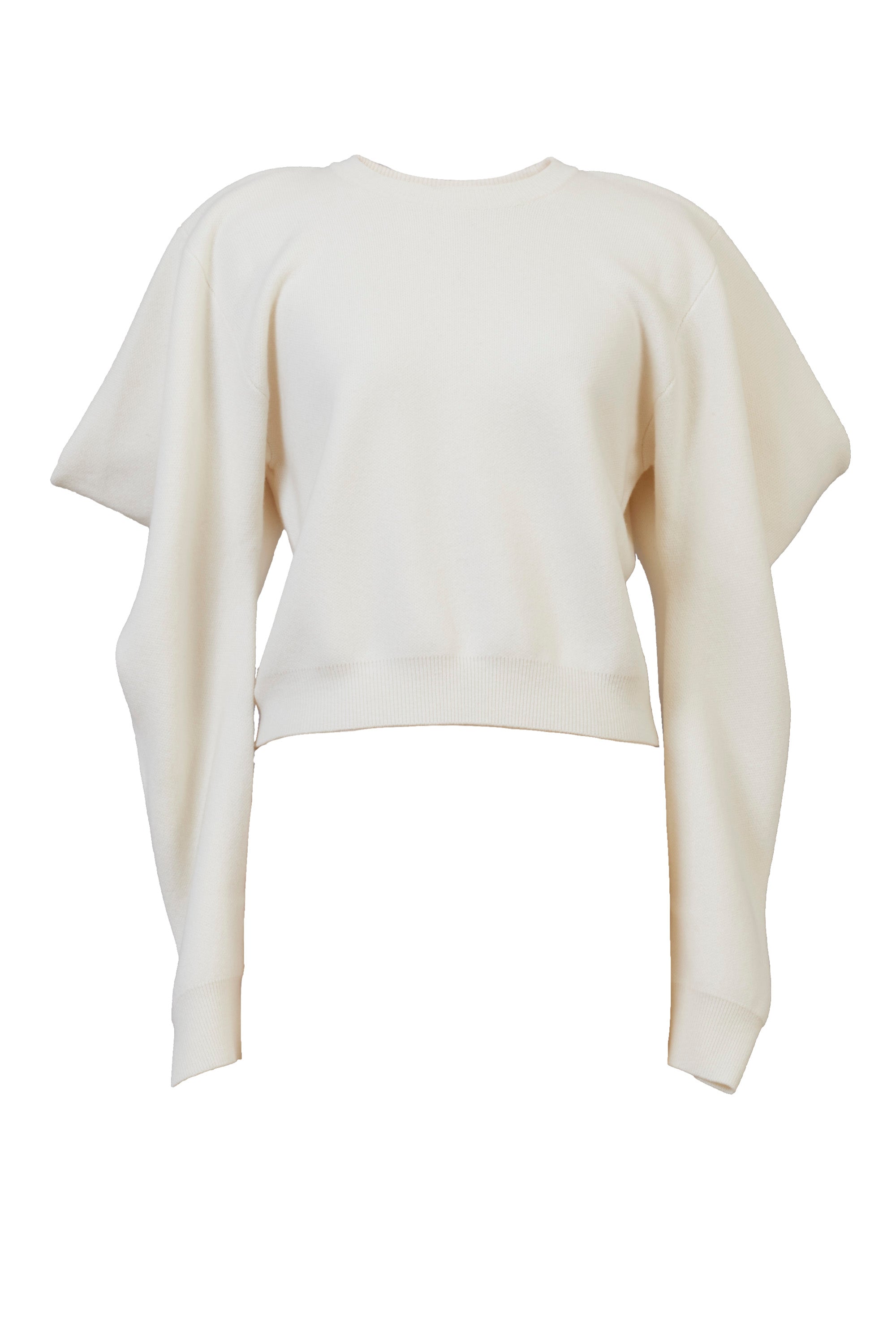 Wool Cashmere Knit Open Shoulder Top | Peacock – MYLAN