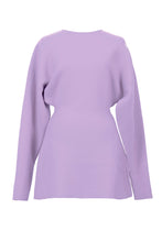 画像をギャラリービューアに読み込む, Wool Cashmere Knit Mini Dress | Lilac
