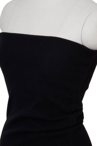 Wool Cashmere Knit 2 way Dress | Charcoal Grey