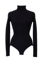 Load image into Gallery viewer, Cashmere High Neck Bodysuit | Stone
