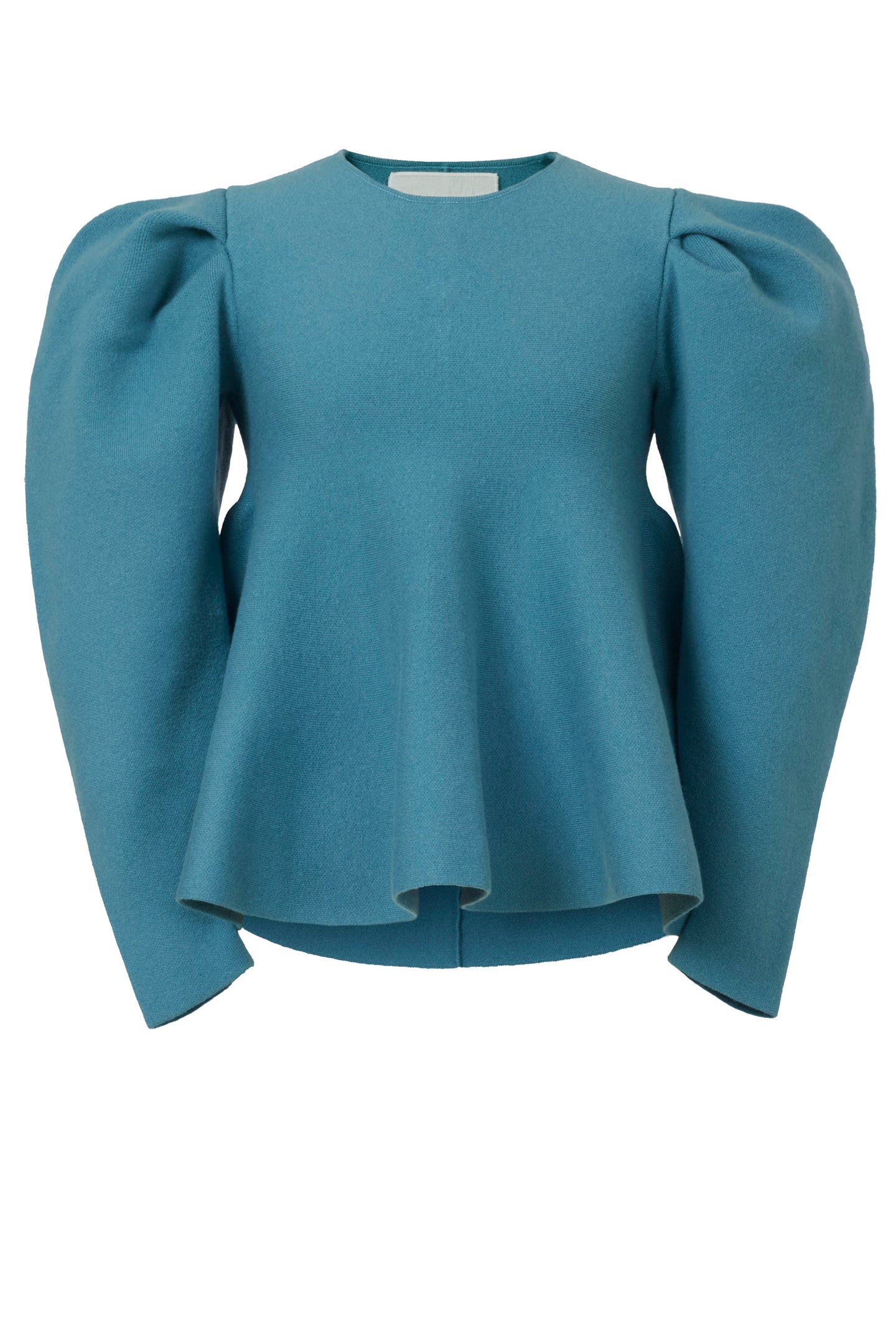 Wool Cashmere Fit and Flare Top | Peacock