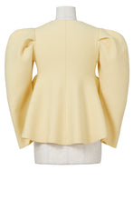 Load image into Gallery viewer, Wool Cashmere Fit and Flare Top | Stone
