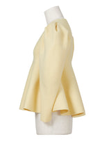 Load image into Gallery viewer, Wool Cashmere Fit and Flare Top | Citrine
