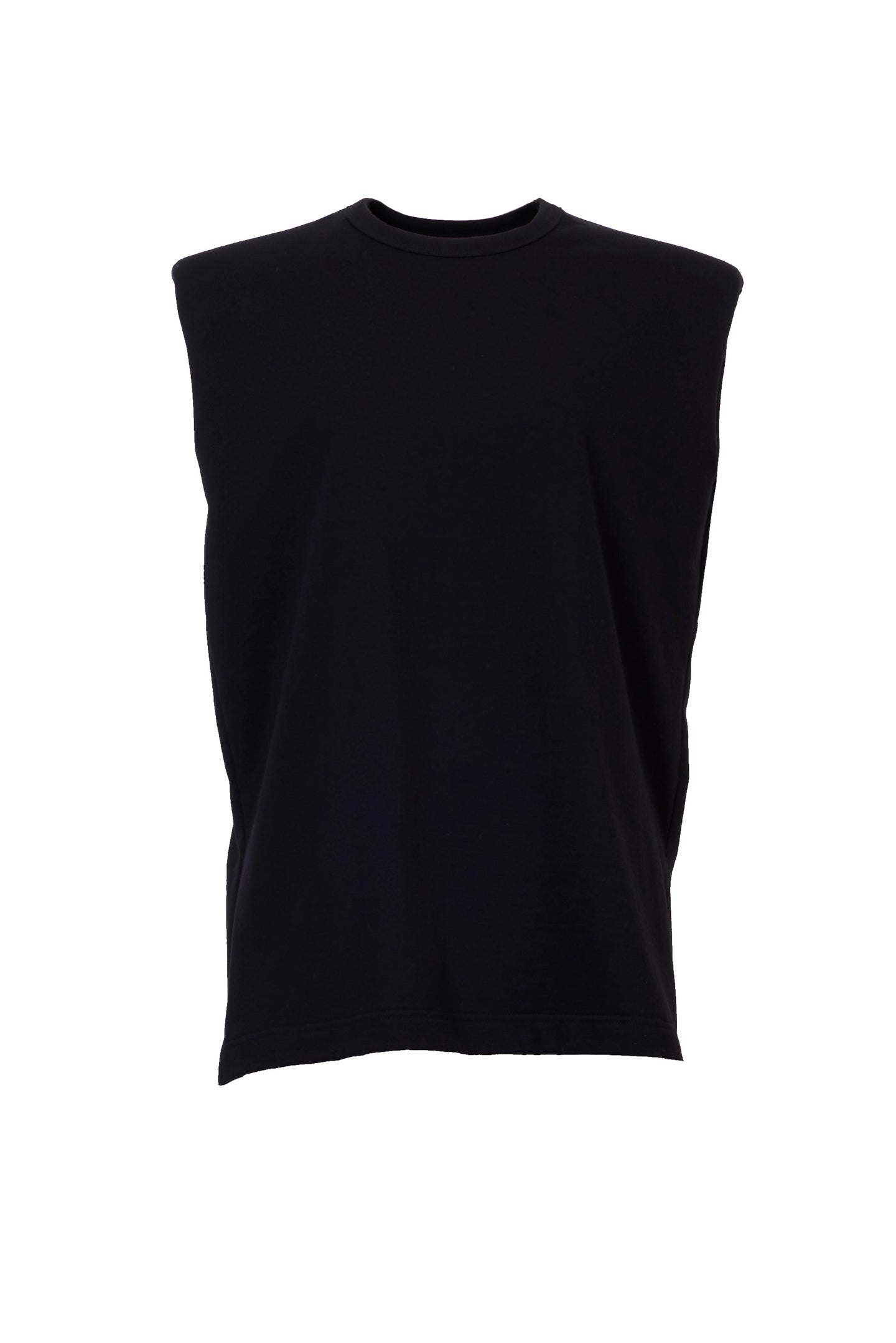 Padded Shoulder Top | Stone