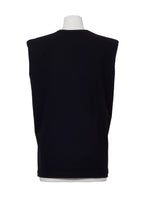 Load image into Gallery viewer, Padded Shoulder Top | Marine Border
