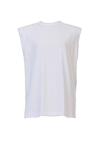 Load image into Gallery viewer, Padded Shoulder Top | Shell White
