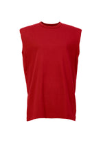 Load image into Gallery viewer, Padded Shoulder Top | Coral Red
