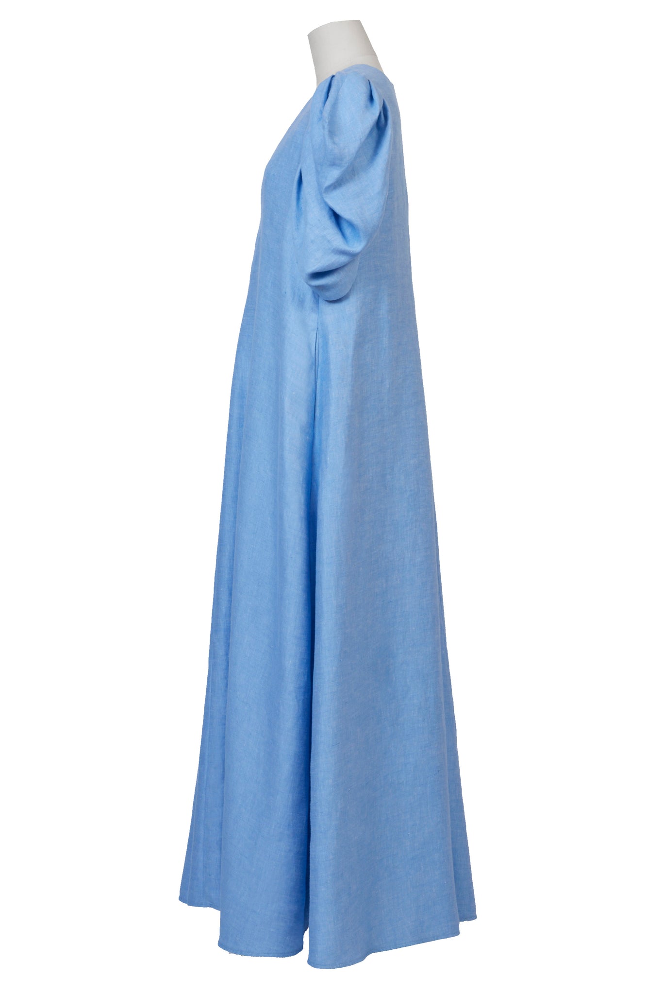 Volume Sleeve Maxi Dress | Sea Blue – MYLAN ONLINE SHOP