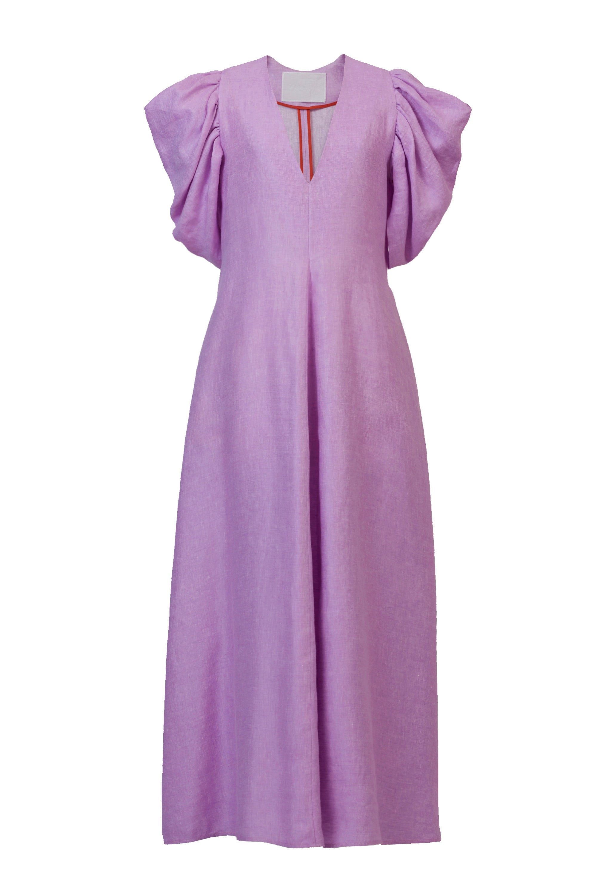 Volume Sleeve Maxi Dress | Lilac