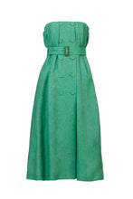 Load image into Gallery viewer, Trench Bare Dress | Jungle Green
