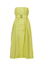Load image into Gallery viewer, Trench Bare Dress | Citrine

