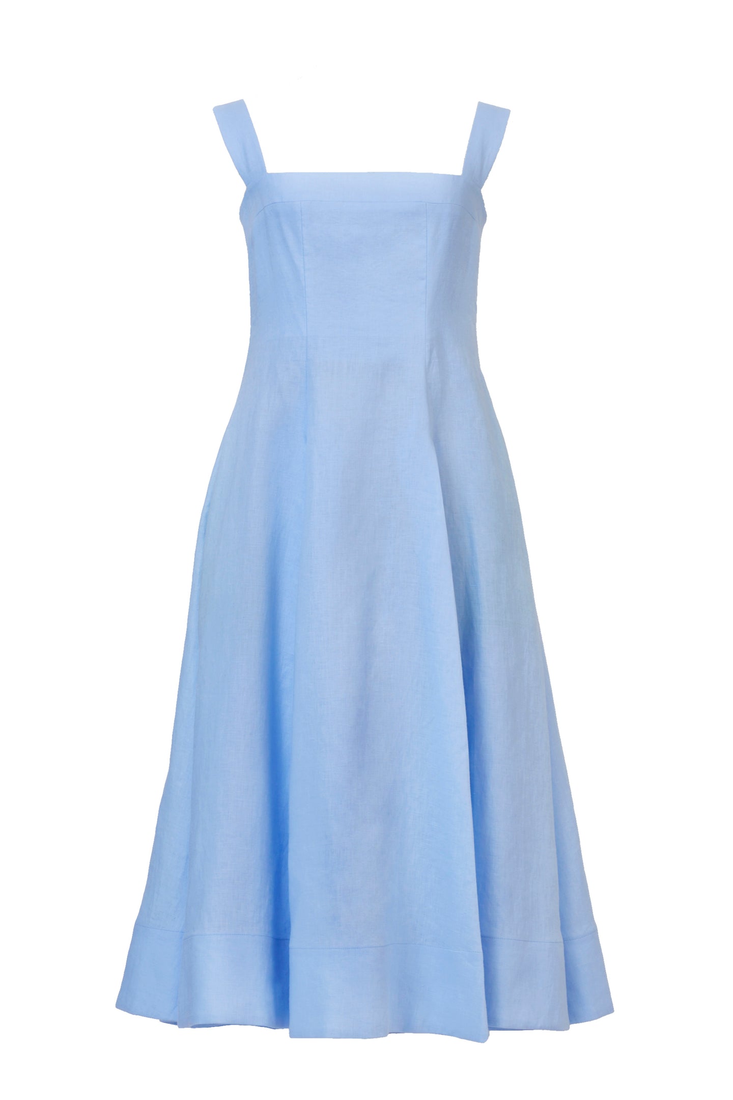 Back String Dress | Sea Blue