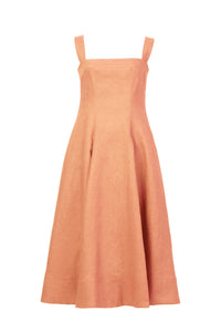 Back String Dress | Sharbet Orange
