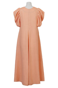 Volume Sleeve Maxi Dress | Sharbet Orange