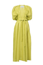 Load image into Gallery viewer, Volume Sleeve Maxi Dress | Citrine
