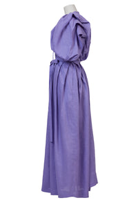 Volume Sleeve Maxi Dress | Lilac