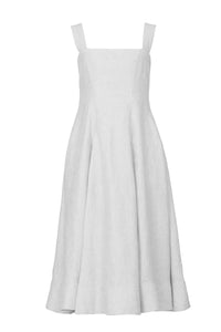Back String Dress | Shell White
