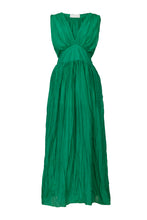 Load image into Gallery viewer, Crinkle Maxi Dress | Malachite Green
