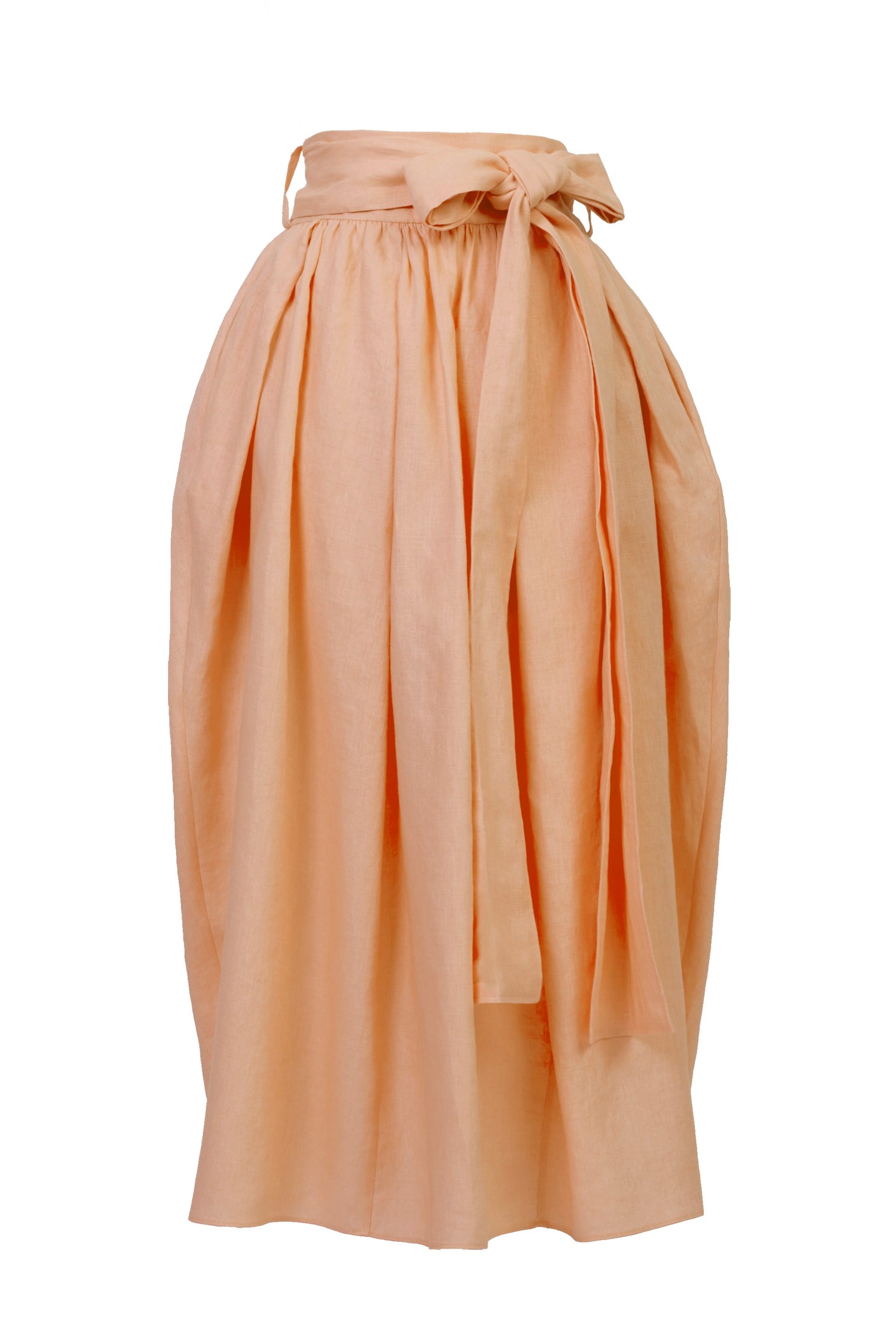 Cocoon Ribbon Skirt | Sharbet Orange