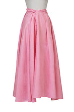 Load image into Gallery viewer, Maxi Gathered Slit Skirt | Coral Red
