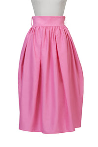 Cocoon Ribbon Skirt | Peony Pink