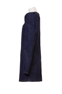 Volume Sleeve Denim Dress | One Wash