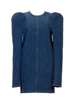 画像をギャラリービューアに読み込む, Volume Sleeve Denim Dress | Bleach
