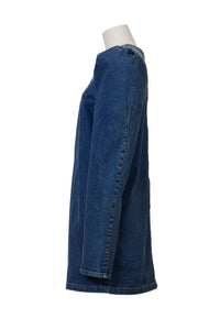 Volume Sleeve Denim Dress | Bleach
