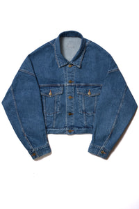 Upside-Down Denim Jacket | Bleach