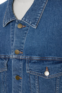 Upside-Down Denim Jacket | Bleach