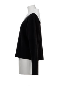 Wool Cashmere Sailor Collar Knit | Stone