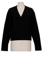 画像をギャラリービューアに読み込む, Wool Cashmere Sailor Collar Knit | Stone
