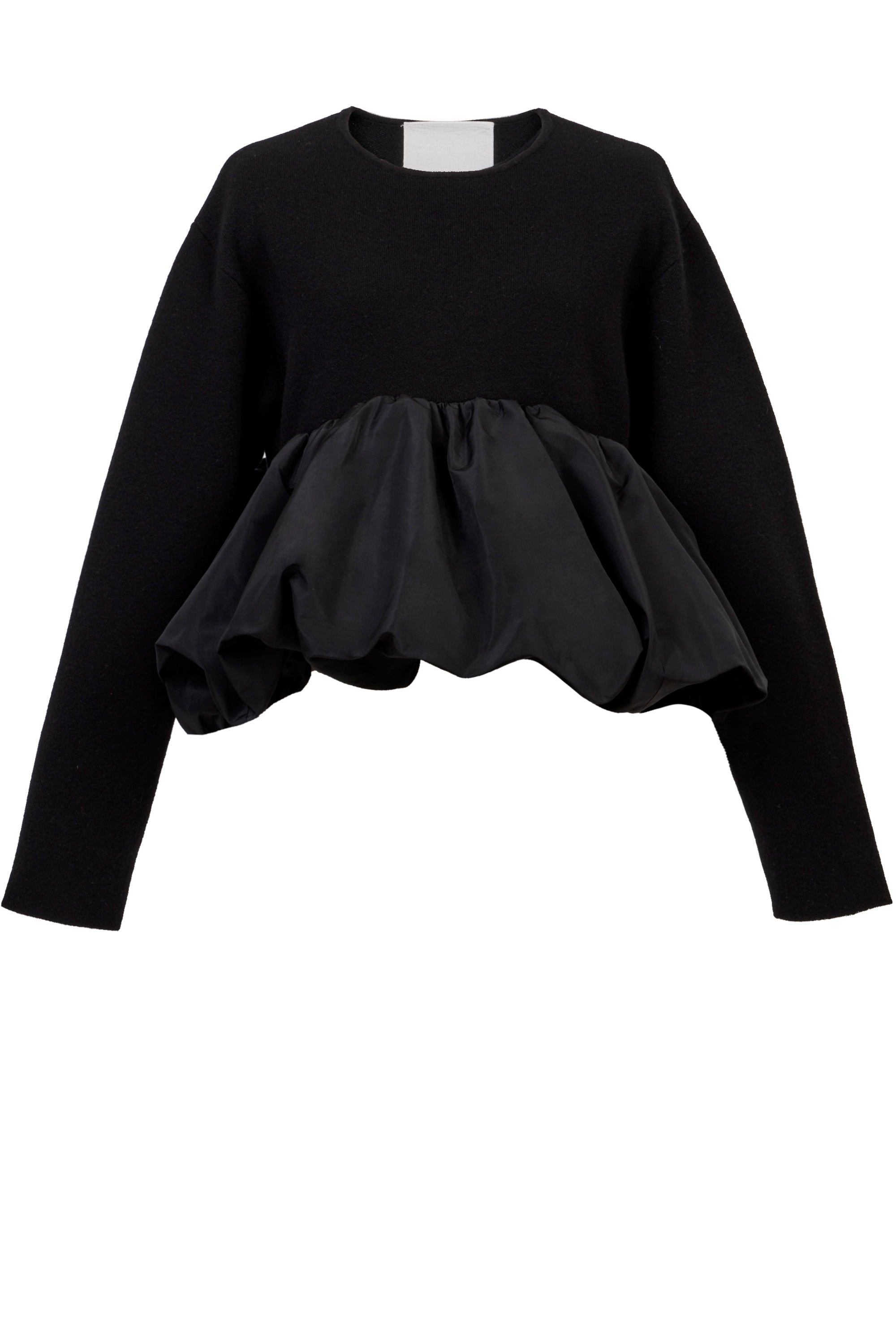 MYLAN / Wool Cashmere Hem Balloon Knit/ニット/FREE/ウール/GRN/MY24AW-KR007 Wool Cashmere Hem Balloon Knit | Stone – MYLAN ONLINE SHOP