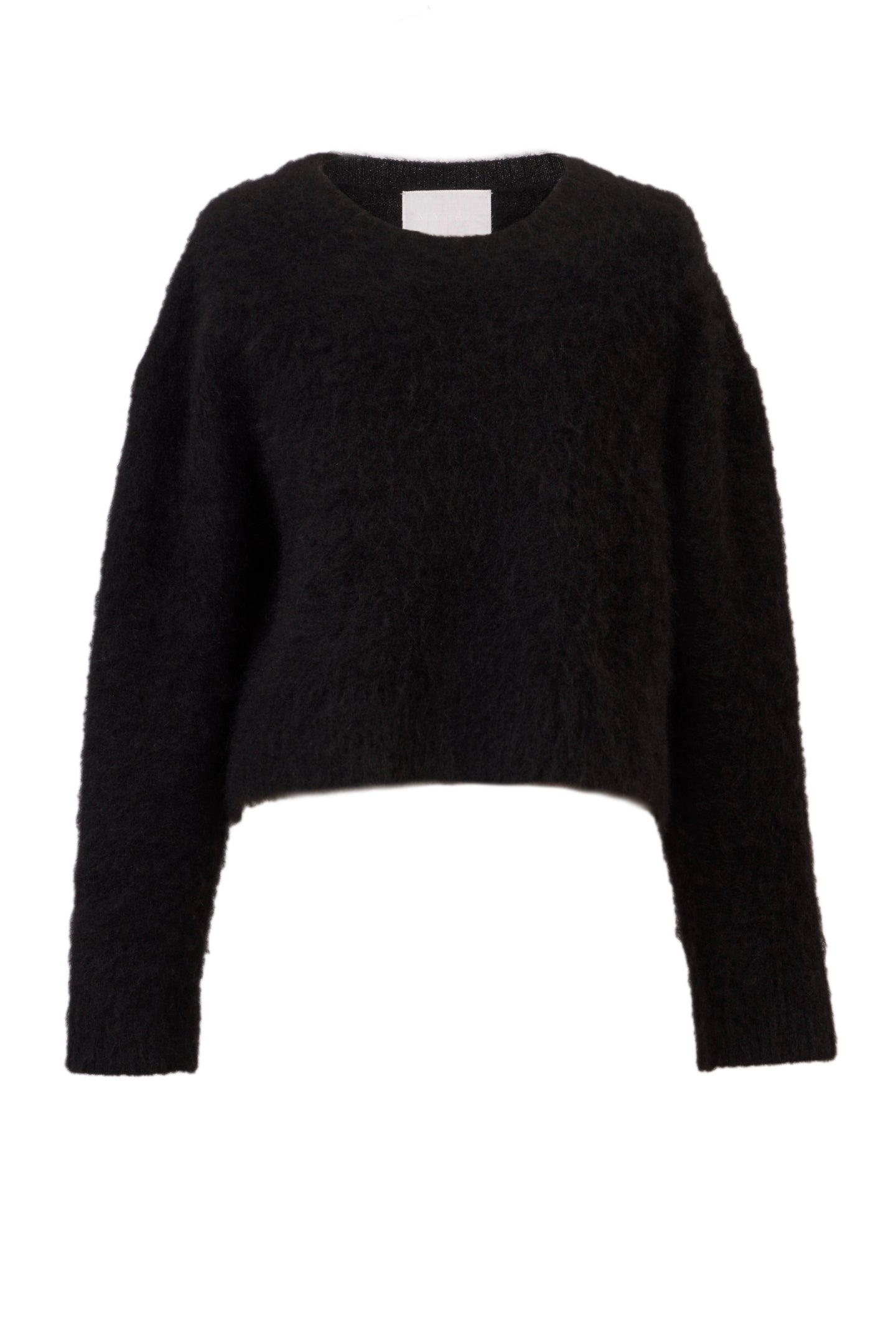 Wool Mohair Knit Top | Stone