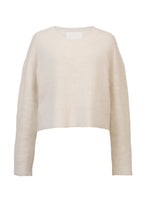 Load image into Gallery viewer, Wool Mohair Knit Top | Pearl
