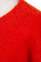 画像をギャラリービューアに読み込む, Wool Mohair Knit Top | Cherry Red
