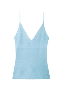 Rib Camisole | Sea Blue