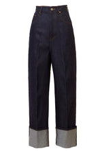 画像をギャラリービューアに読み込む, Denim Roll-up Pants | Non Wash
