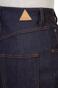 Denim Roll-up Pants | Non Wash