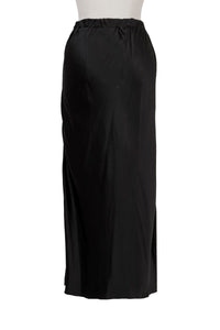 Silk See-through Long Skirt | Sage