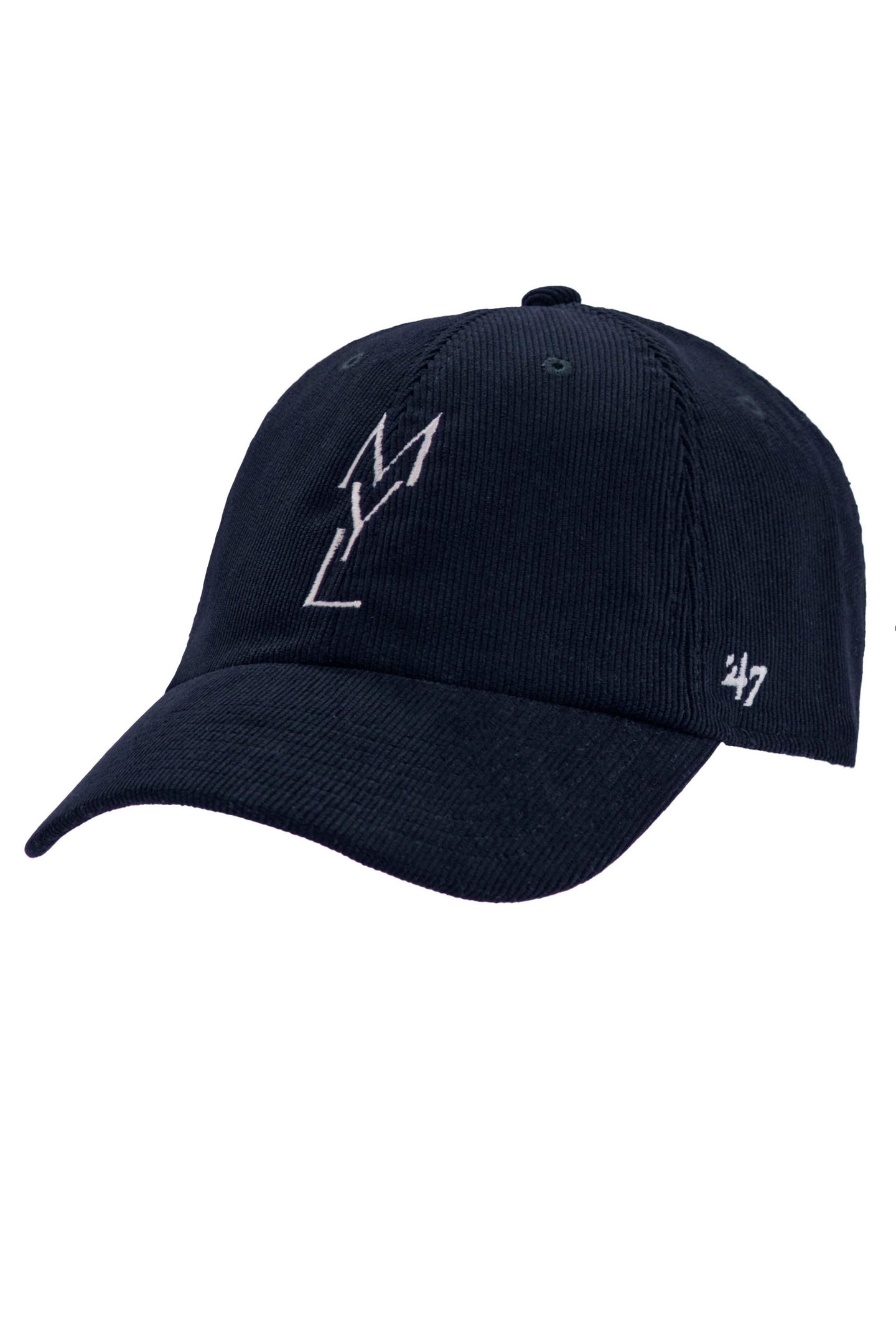 MYLAN Logo Corduroy Cap by '47 | Navy