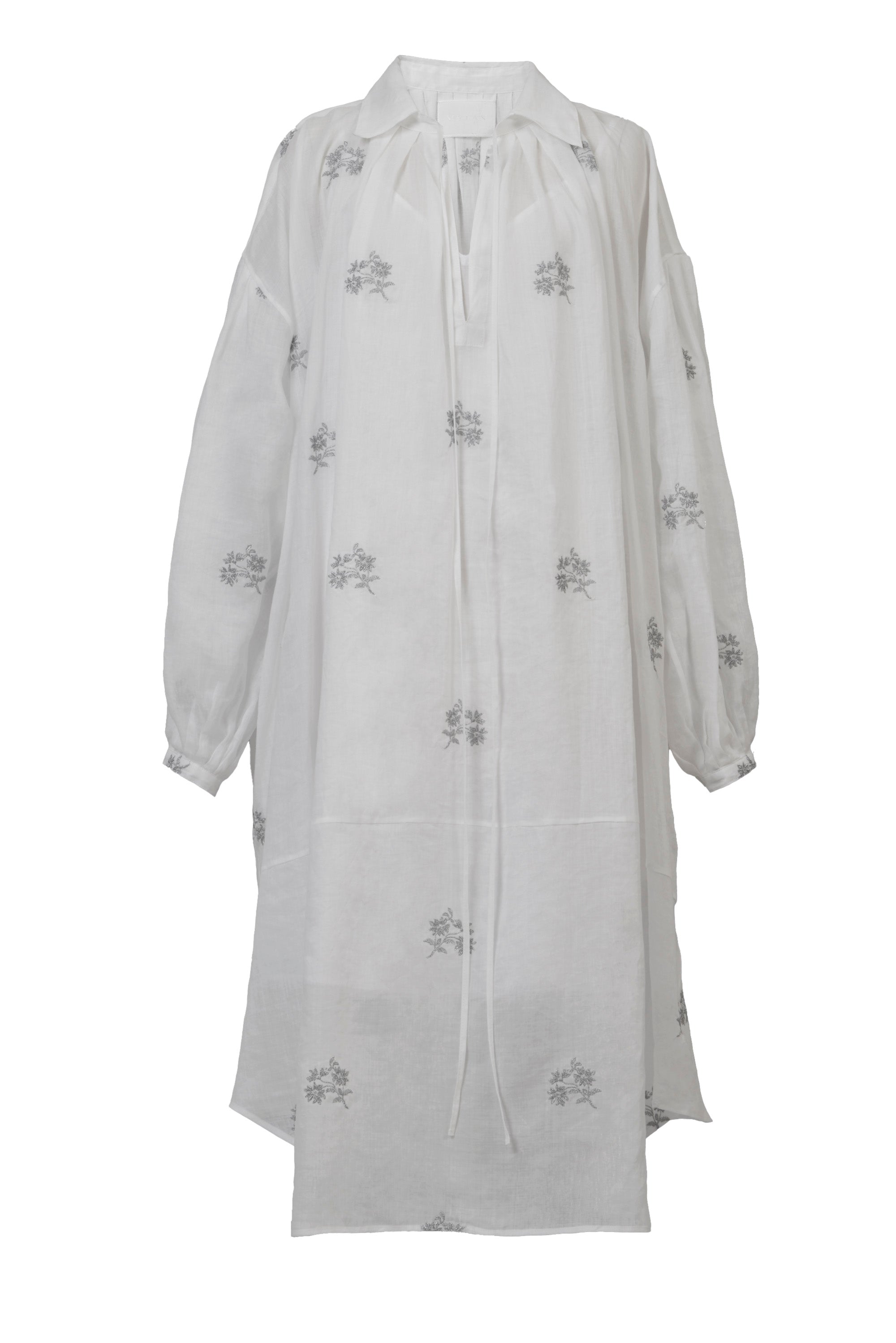 ワンピース Mylan Embroidery Tunic Dress Embroidery Tunic Dress | Shell White – MYLAN ONLINE SHOP