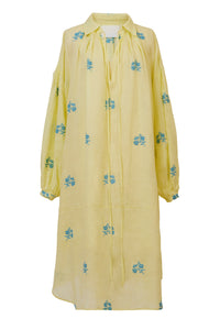 Embroidery Tunic Dress | Citrine