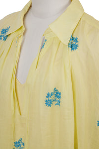 Embroidery Tunic Dress | Citrine