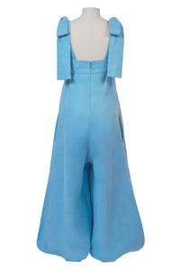 Shoulder Ribbon Jumpsuit | Mint