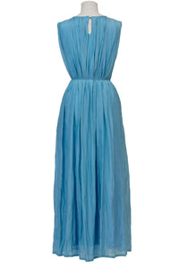 Crinkle Maxi Dress | Sky